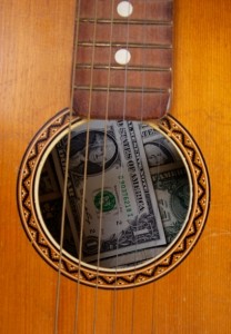 Guitar with Money