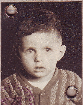 Peter Dodds as young child