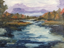 The River oil painting