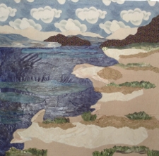 Rivers Edge cloth painting